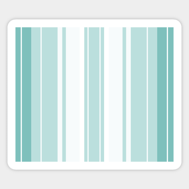 Strips - green and white. Sticker by kerens